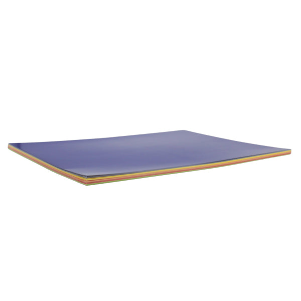 Cartulina satinada 8 1/2x11" 25 hojas colores surtidos Basic