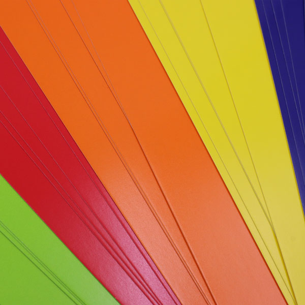 Cartulina satinada 8 1/2x11" 25 hojas colores surtidos Basic