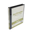 Portafolio 3 aros 1/2" color negro Basic