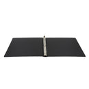 Portafolio 3 aros 1/2" color negro Basic
