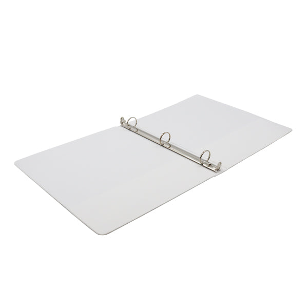 Portafolio 3 aros 1" color blanco Basic