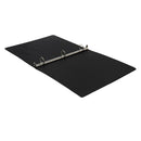 Portafolio 3 aros 1" color negro Basic