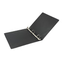 Portafolio 3 aros 1 1/2" color negro Basic