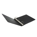 Portafolio 3 aros 2" color negro Basic