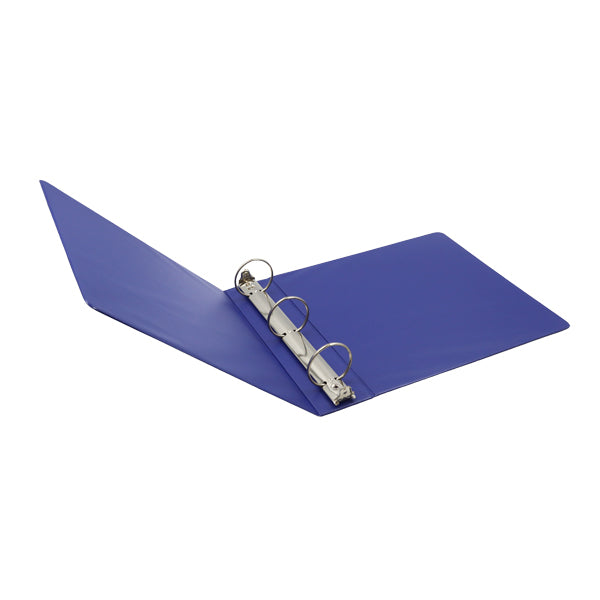 Portafolio 3 aros 2" color azul Basic