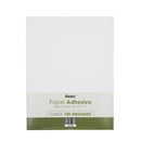 Papel adhesivo carta blanco mate 100 unidades Basic