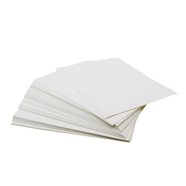 Papel adhesivo carta blanco mate 100 unidades Basic