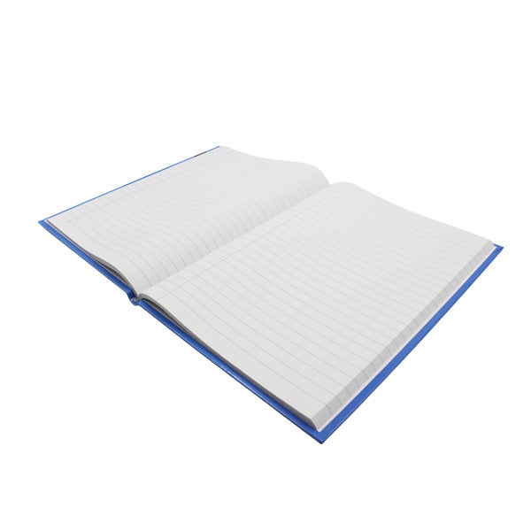 Cuaderno cosido 100 hojas azul