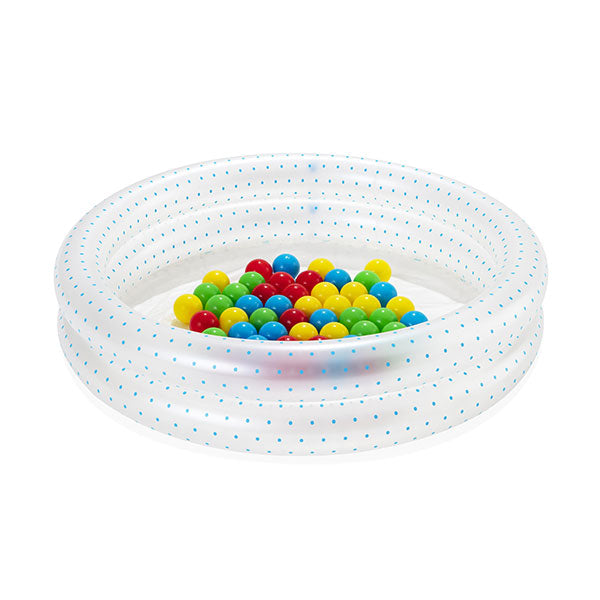 Piscina inflable con bolitas 91x20cm