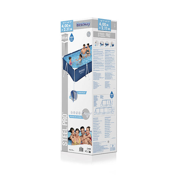 Piscina c/marco 400x211x81