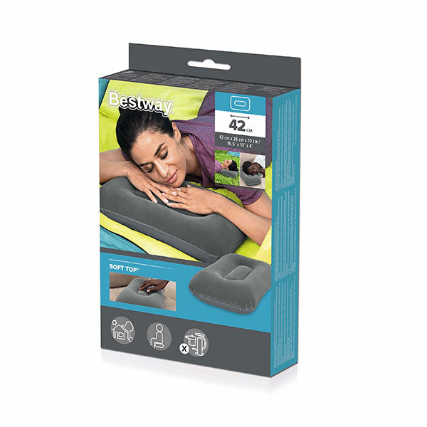 Almohada p/viaje inflable