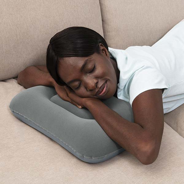 Almohada p/viaje inflable