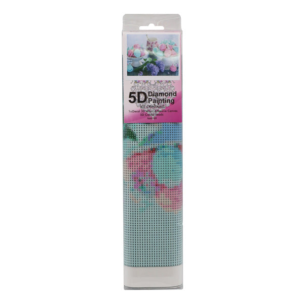 Set Diamond Painting Flores pastel