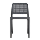 Silla plástica gris