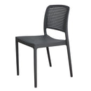 Silla plástica gris