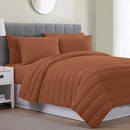 Edredón de 3 piezas Full Queen ladrillo
