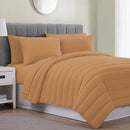 Edredón de 3 piezas Full Queen mostaza