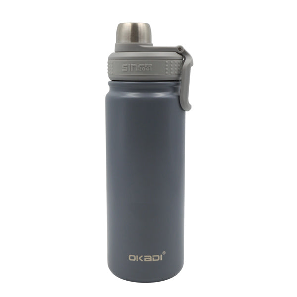 Botella deportiva 650ml gris