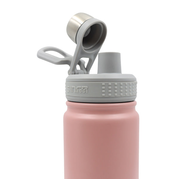 Botella deportiva 650ml rose