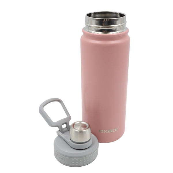 Botella deportiva 650ml rose