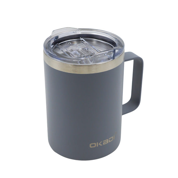 Taza termica 400ml gris
