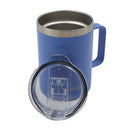 Taza termica 400ml azul