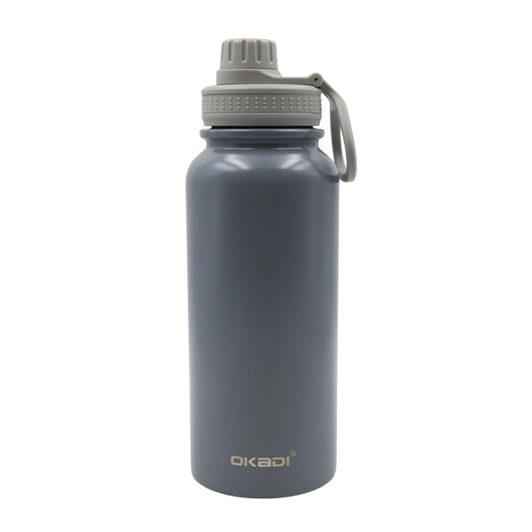 Botella deportiva 900ml gris