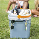 Hielera 32 litros gris