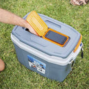 Hielera 32 litros gris