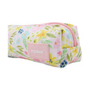 Cartuchera flores rosada