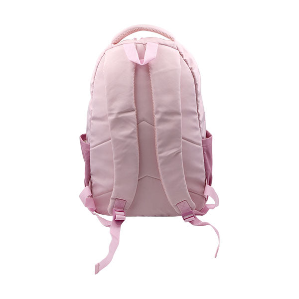 Salveque escolar bolsillo frontal  rosa/celeste