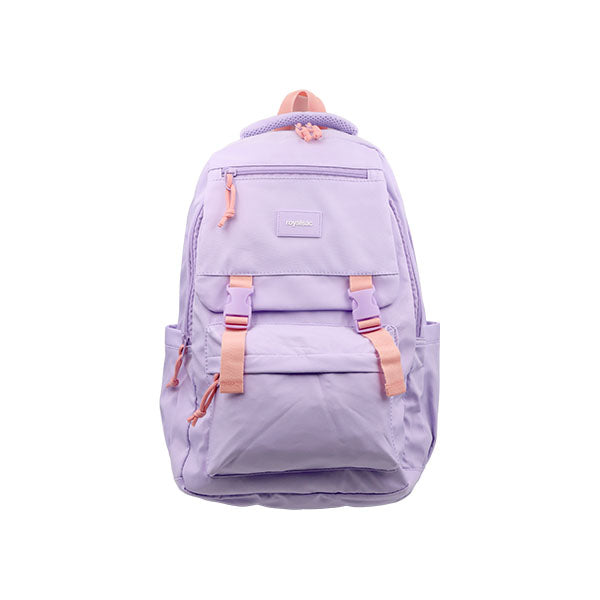 Salveque escolar bolsillo frontal  morado