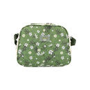 Lonchera flores verde