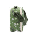 Lonchera flores verde