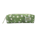 Cartuchera flores verde