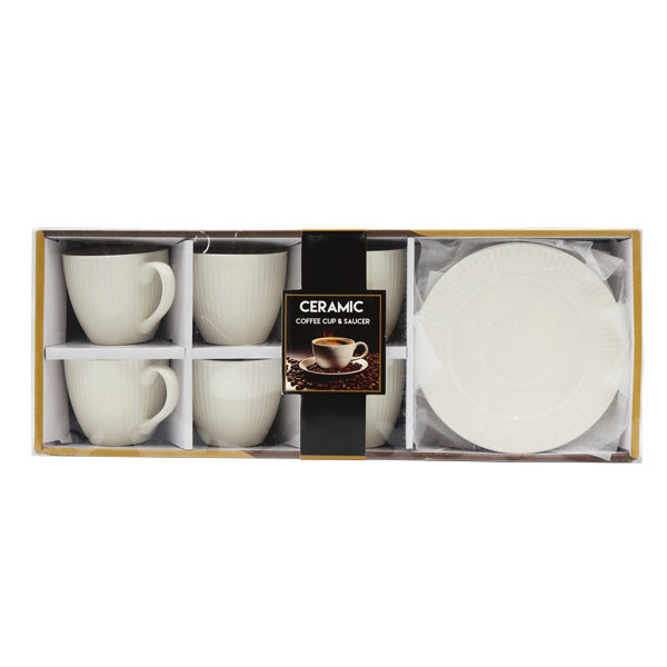 Set 4 tazas y platos para café