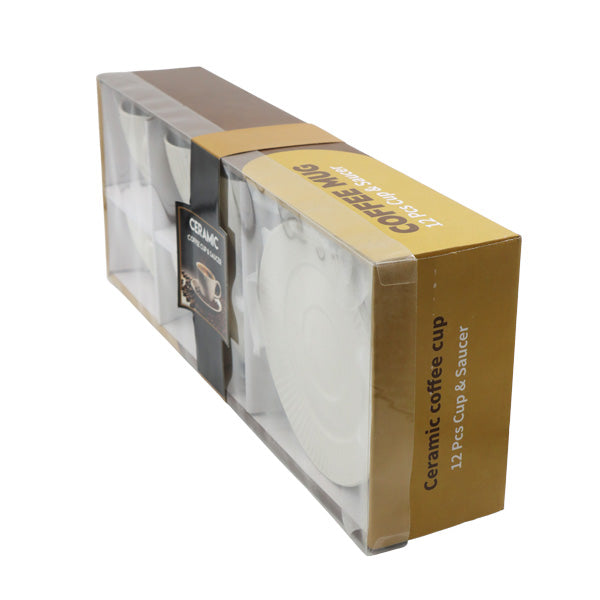 Set 4 tazas y platos para café