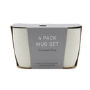 Set 4 tazas para café 330 ml