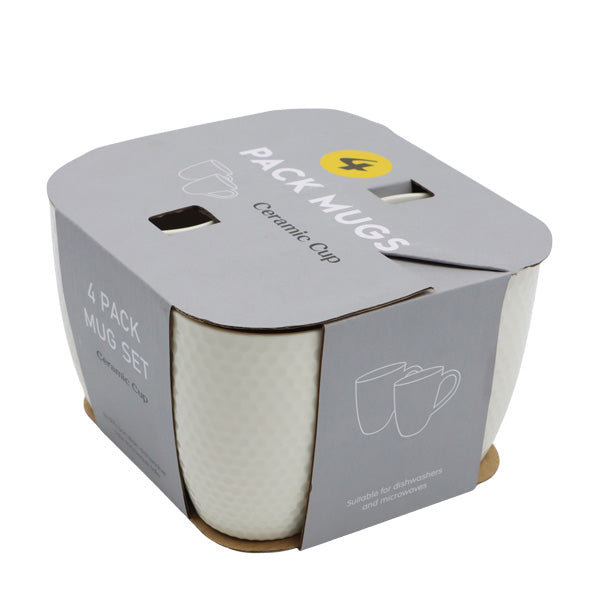 Set 4 tazas para café 330 ml