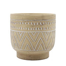 Maceta decorativa cemento
