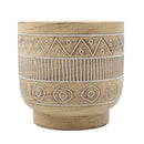 Maceta decorativa cemento