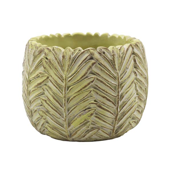 Maceta decorativa cemento