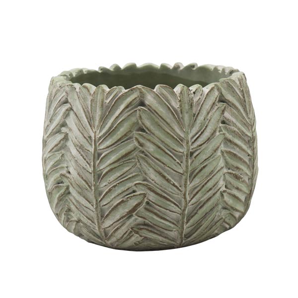 Maceta decorativa cemento