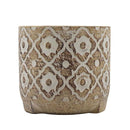Maceta decorativa cemento
