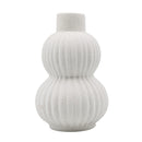 Florero decorativo blanco