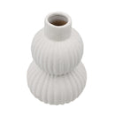 Florero decorativo blanco