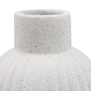 Florero decorativo blanco