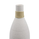 Florero decorativo blanco