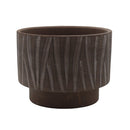 Maceta decorativa de arcilla