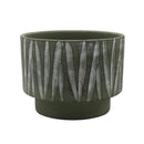 Maceta decorativa de arcilla